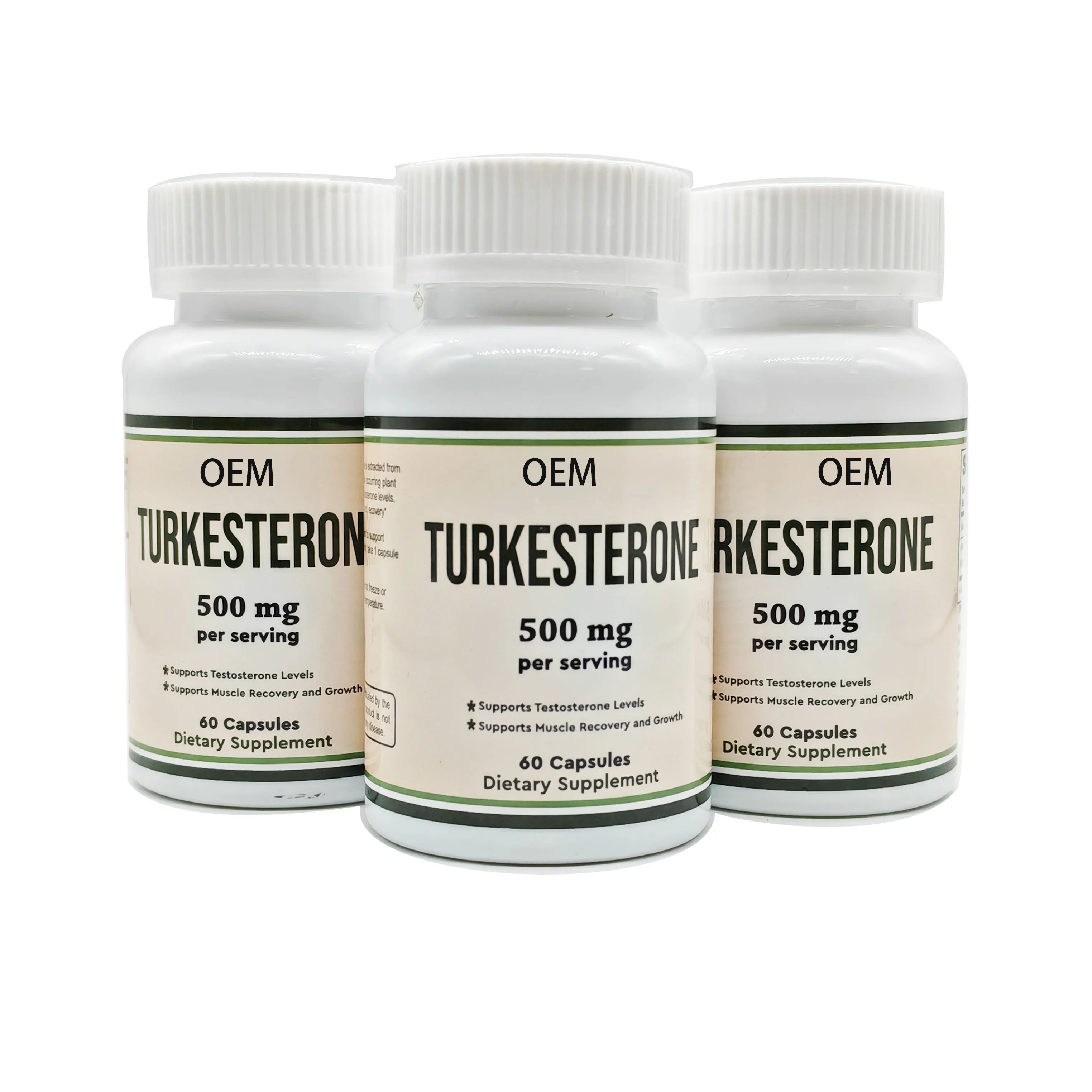 OEM Private Label Turkesterone Supplement Capsules Ajuga Turkestanica Extract Powder 500mg Turkesterone Complex Supplement