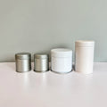 Empty Matcha Tin Cans Custom Tin Box 30g 50g 100g Coffee Tea Powder Tin Container with Screw Lid C888