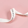 100 Yards Personalized Wedding Decoration Gift Package Ribbon Smooth Customized logo Printed Ribbon