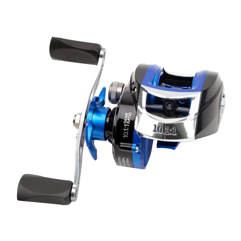 Max Drag 8kg 19+1BB 10.1:1 Topline Saltwater Long Cast Reel Baitcasting Reel Ultralight Surf Fishing Bait Casting Reel