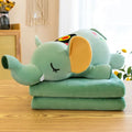 Super Soft Blanket Air-condition Blankets Cartoon Animal Throw Pillow Blanket