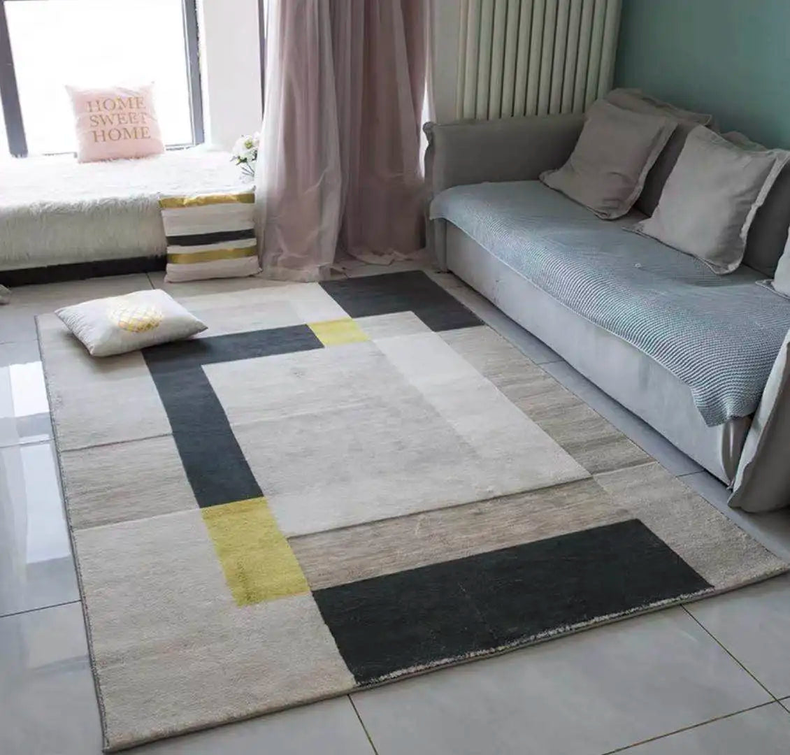 European Luxury Style Large Area Living Room Carpet Washable Bedroom Floor Mat Pashmina Home Carpet Machine Made Decorative Rug