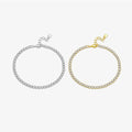 FUAMAY Pulseras-Por-Mayor Silver 925 Tennis Bracelets Ladies Fashion Bezel Diamond Bracelet for Women Pulsera Tennis Plata 925