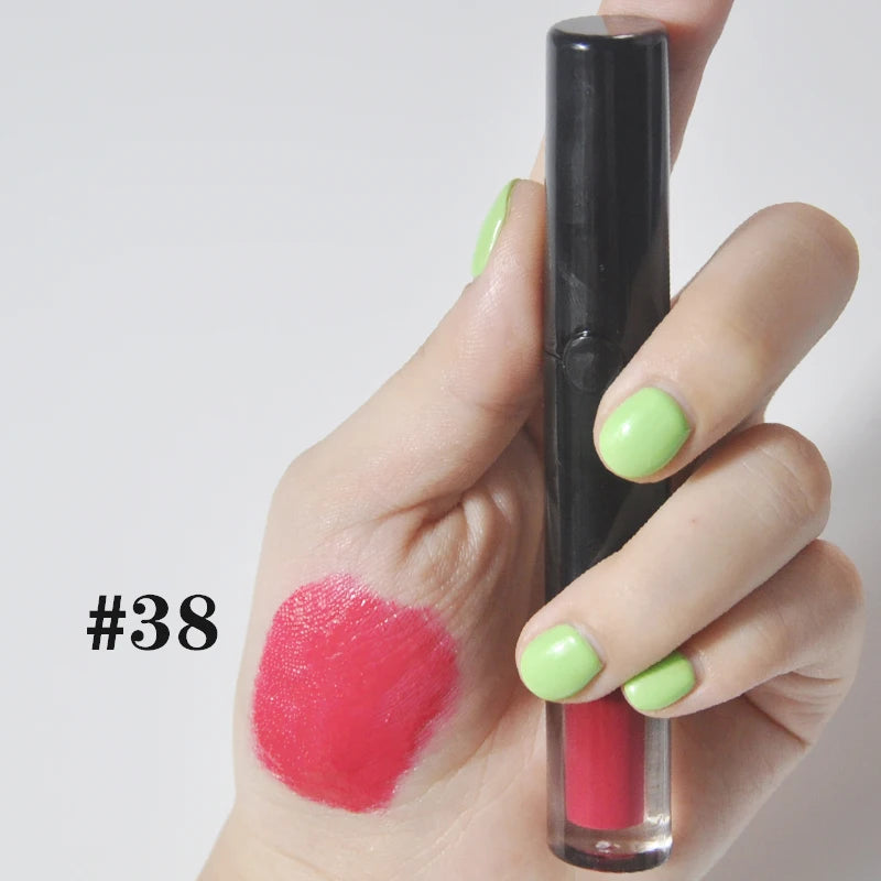 Wholesale  Private Label Shiny Lip Gloss Customized Lipgloss High Pigment Makeup Lipgloss Gloss Base