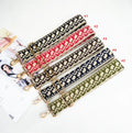 Adjustable Replacement Belt Guitar Style Cross Body Colorful Wide Shoulder Strap