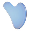 HZ Hand Made Scraping Massage Opalite Heart Shape Guasha Stone for Spa Acupuncture Therapy Care Skin