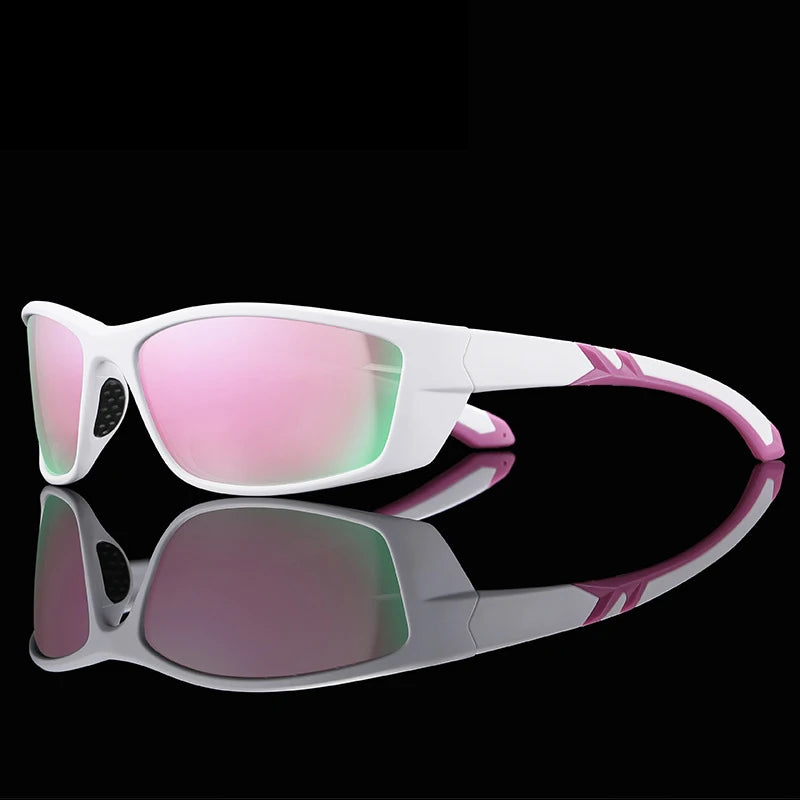Run Sunglass High Quality Outdoor Sports logo Custom Plastic Frame Cycling Sport Sun Glasses for Men