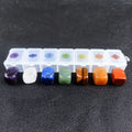 DIY Hot Sale Natural Beautiful Crystal Tumbled Stone Quartz Stones Box Healing energy stone