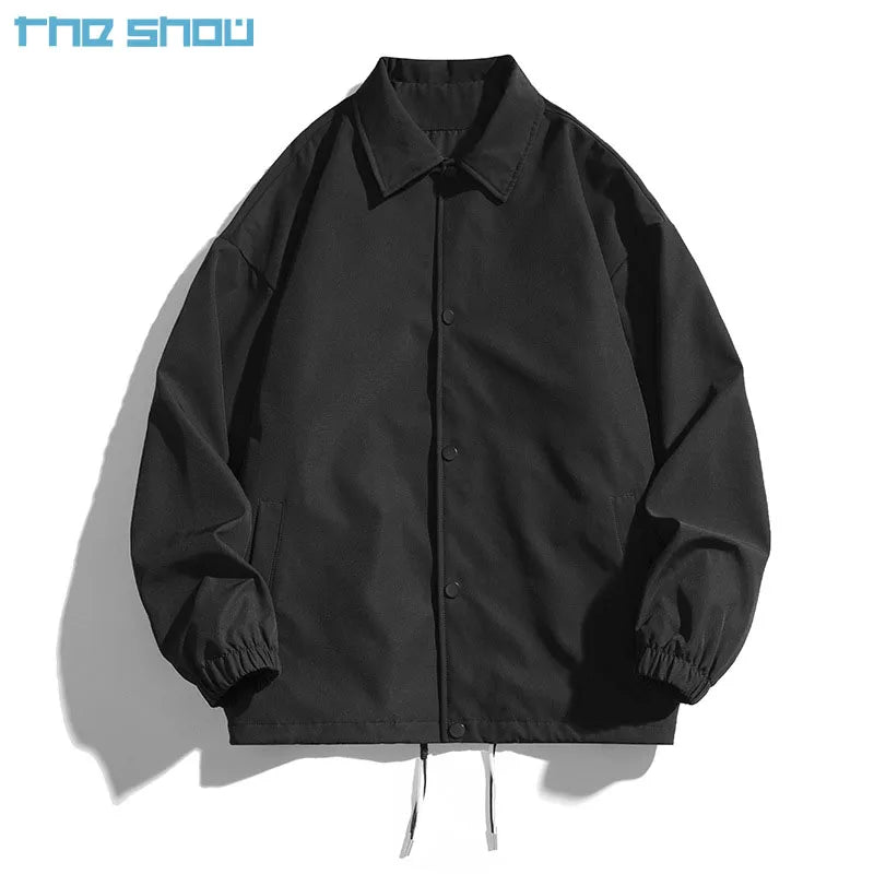OEM Custom Design Windproof  Pilot Jacket Casual Motorcycle Men's Bomber Cargo Coat Workwear Nylon Jacket for Men