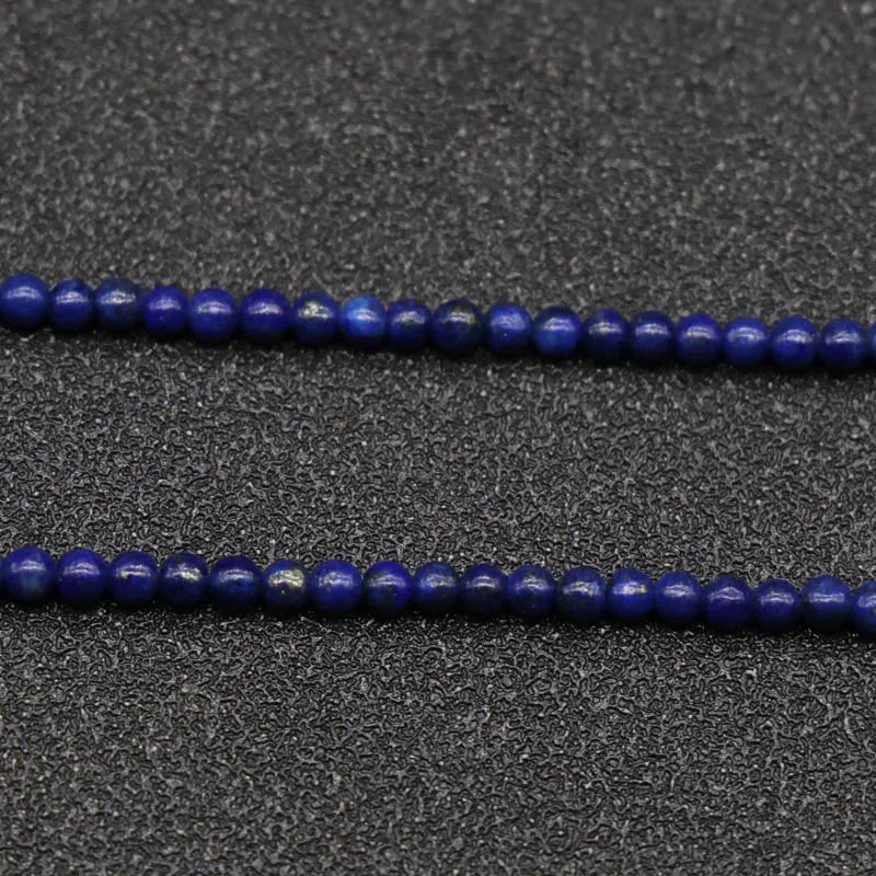 DIY Loose beads Lapis Lazuli beads for bracelet accessory 2mm