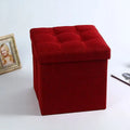 Foldable Multipurpose Collapsible Chair Ottoman Bench Storage Furniture