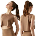 Hot Sale Sleeveless Jacquard Quick Dry Fitness Gym Fabric Women's Lightweight Knitted Workout Yoga Crop Tank Top Breathable