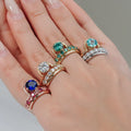 Starsgem 14k Gold Classic Claw Setting Wedding Engagement Ring 1.2ct Round Cut D Color Moissanite Dimand Ring Set