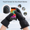 Rechargeable Heated Gloves Electric Battery Waterproof Thermal Touchscreen Winter Ski Gloves