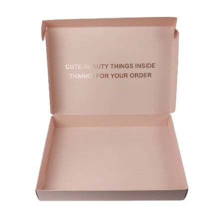 Luxury Gold Foil Personalised Custom Printed Ecommerce Postal Foldable Cardboard Coated Paper Packaging Mailer Box for Socks