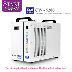S&A CW5200 Series Industrial Water Chiller CW5200AH CW5202TH 80W 150W CO2 Laser Tube Cooling Device for CNC Spindle Machine