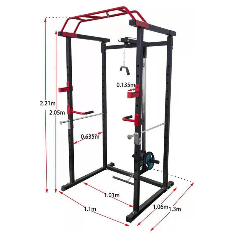 Customized logo Fitness Squat Rack Commercial