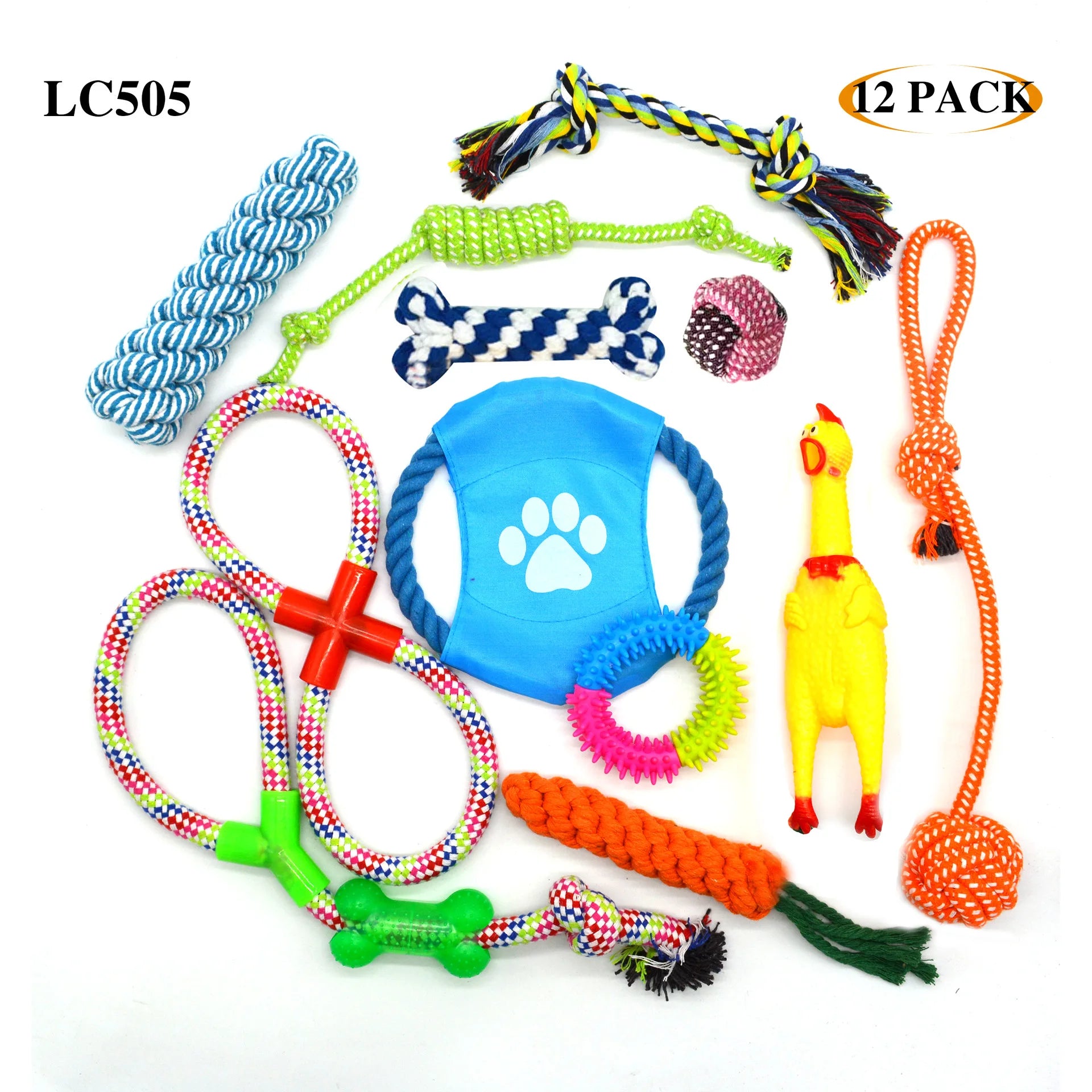 Factory Wholesale Cotton Multifunctional Dog Chew Toy Eco-Friendly Pet Vet Set for Dogs