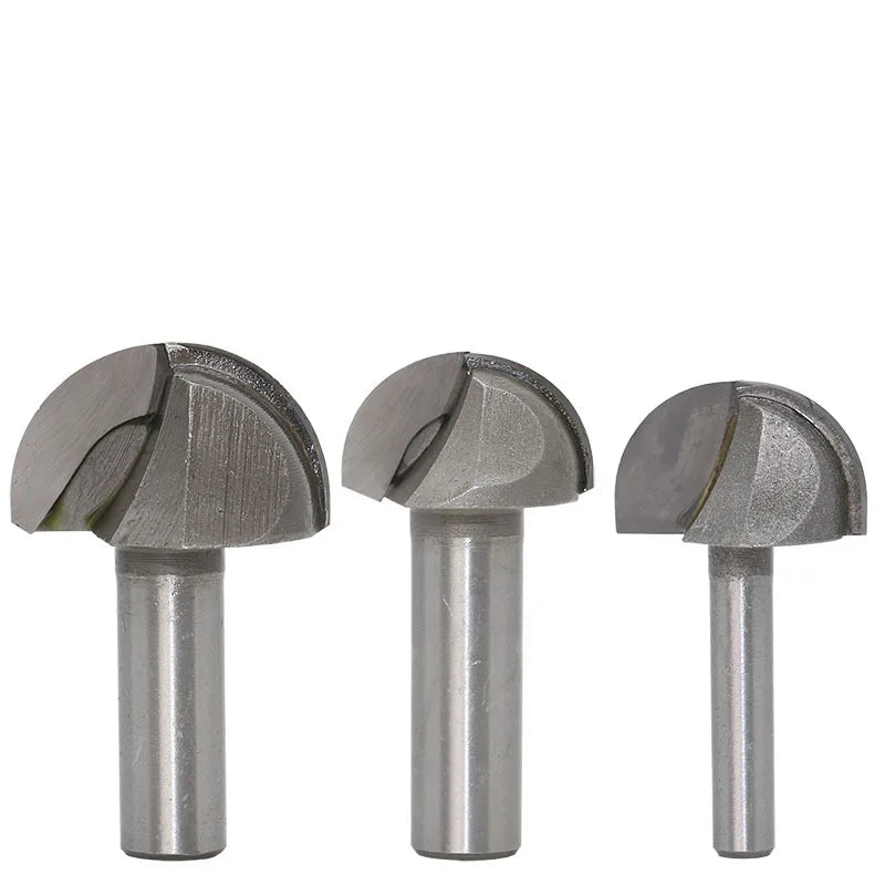 ALLUSE 3D Ball Nose Solid Carbide CNC Router Bits 6.35mm 12.7mm AlTin Coated HRC45-65 Aerospace Specialized Cutting Tools OEM