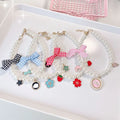 Sweet Bowknot Pet Necklace Dog Necklace with Pendant