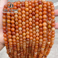 Natural Red Aventurine Gemstone Beads CNAS Certified LINK JD GEMS Brand for Bracelet Necklace Jewelry Making Wholesale Supply