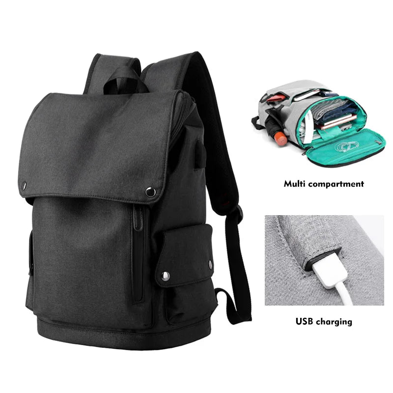 Factory Wholesale Custom Men Mochila Anti Theft Waterproof Fashion Laptop Backpack Bag School Backpack