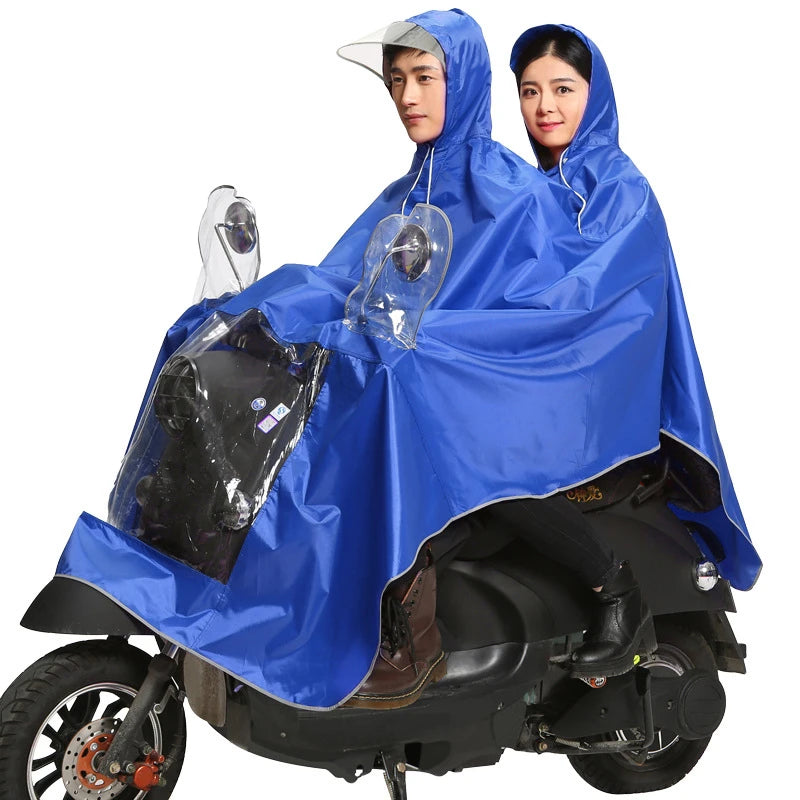 High Visibility Custom Motorcycle Bike Raincoat Long PVC Rain for Poncho for Adults Waterproof and Price-Competitive Rainwear