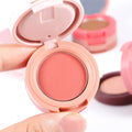 Private Label High Pigment Vegan Contour Highlighter Blusher Powder Foundation 3 in 1 Makeup Blush