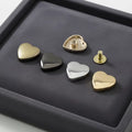 Wholesale Metal Rivets Studs 8-14mm Heart Shape Rivet with Screw Metal Buckle Clothing Accessory Rivets for Handbags