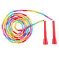 Beaded Jump Rope Adjustable Segmented Fitness Skipping Rope for Men Women and Kids Keeping Fit Training