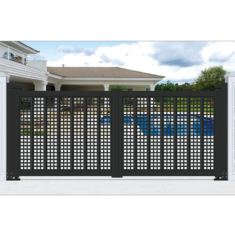 Villa Courtyard Gate Modern Bi-folding Main Gate Design