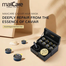 Luxury Organic Herbal Hyaluronic Acid Caviar Nourishing Cream Hair Mask & Treatment for Smooth & Deeply Nourished Hair Maxcare