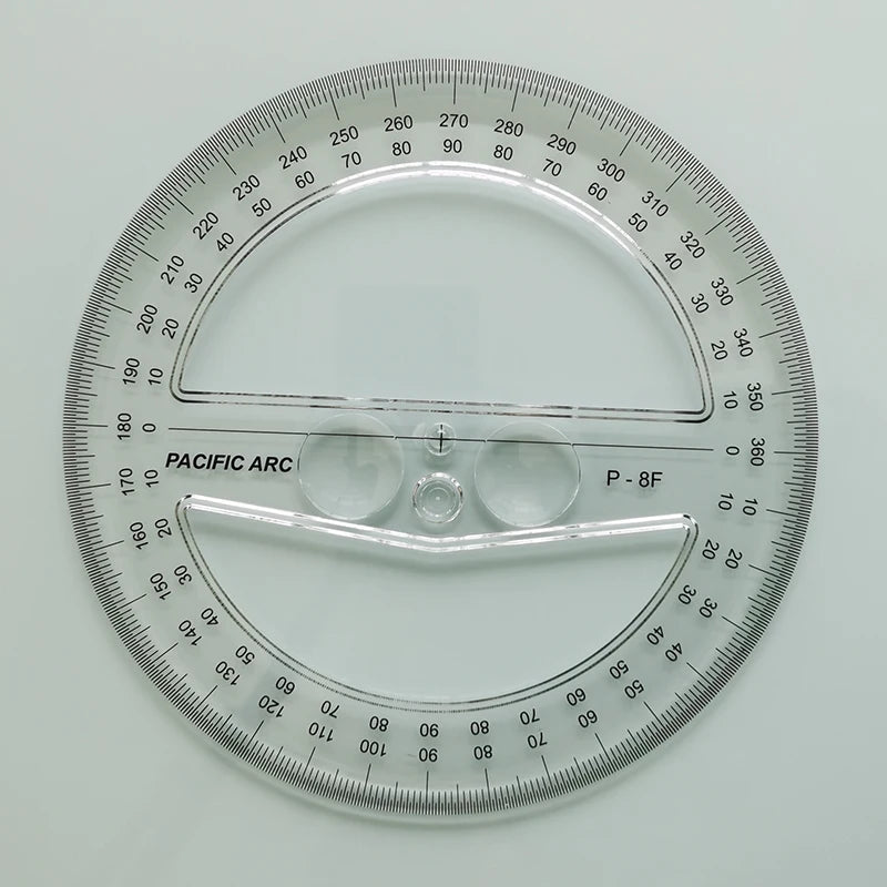20cm 8 Inch 360 Degree Protractor Circle Protractor Angle Measure