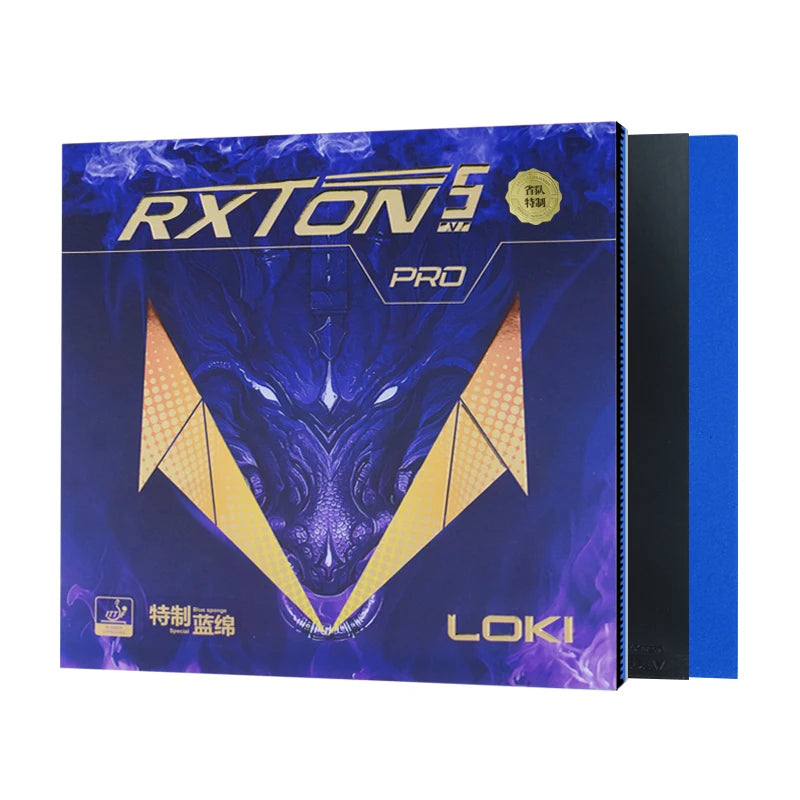 Loki Rxton 5Pro ITTF Rubber Sponge Table Tennis Better Speed Spin Control Professional Table Tennis Rubber