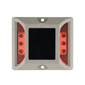 Aluminum Solar Powered Road Spike IP68 Wifi Synchronous Flashing Low Energy Pavement Marker LED Cat Eye Light Solar Road Stud