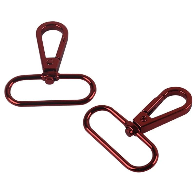 DIY Key Buckle Keychain Lobster Clasp Hardware Bag Accessories Strap Belt Webbing Buckle Collar Carabiner Metal Swivel Snap Hook