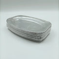 Fish Pans Disposable Dinner Serving Dishes Flat Oval Aluminum Foil Plate Catering for Food