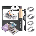 Custom Natural Long Eyelashes Magnetic 3d Magnetic Lashes and Vegan Lashes Magnet Set Magnetic Eyelashes With Eyeliner