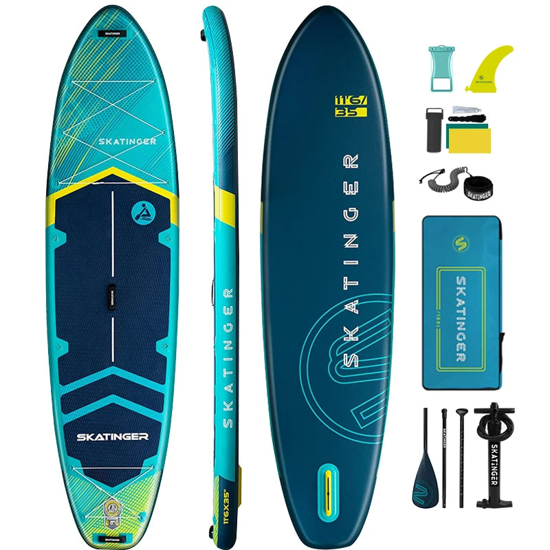 Skatinger Hot Sale Drop Stitch Inflatable Stand-up Paddle Board New Design Inflatable SUP Boards for Water Sports