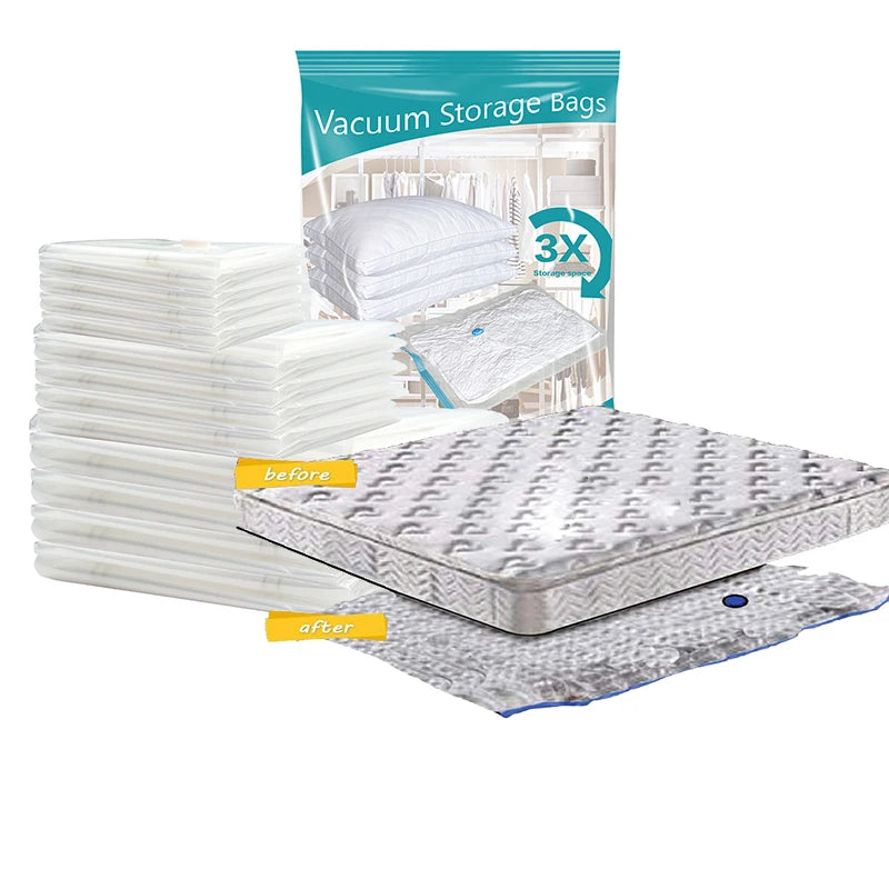Airbaker Foam Mattress Vacuum Compressed Storage Bag Latex Mattress Space Saver Bag for Vacuum Bag for Mattress king Size