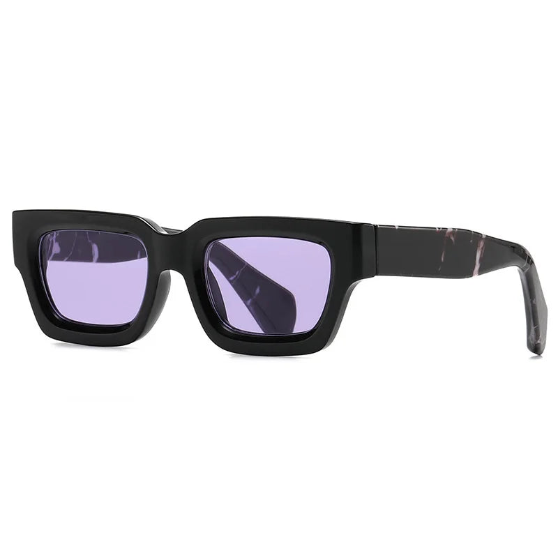 Superhot Eyewear 12315 Fashion 2023 Small Rectangle Thick Sides Cat Eye Women Sunglasses