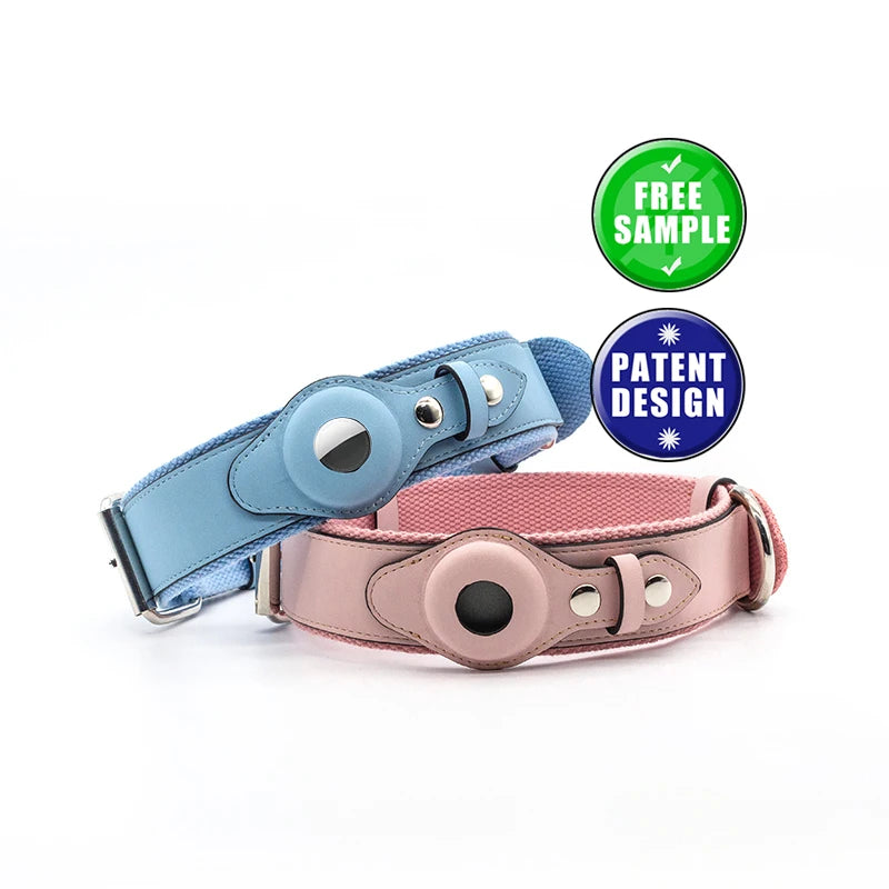 2025 New Hot Selling Luxury Custom Logo Dog Collars Wholesale OEM ODM  Customized Black PU Vegan Leather