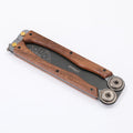 SK85 190mm Double-Sided Steel Butterfly Folding Survival Saw Handmade High-DIY Grade Small Household Outdoor Camping Tool