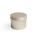 FACTORY Deep Drawn Metal Tin Can Aluminum Gold Matte Gold Rose Gold Color  Jar with Screw Lid 50G 100G 150G 200G 250G 300G  500G