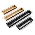 Oukali Invisible  Aluminium Alloy Matt Black Sand Gold 1000mm Drawer Cabinet Modern Kitchen Furniture Handles & Knob