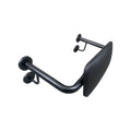 Stainless Steel Matte Black Disabled Toilet Backrest