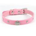 Hot Selling Velvet Cat Collar Crown Rhinestone Rivet Diamond Luxury Pet Accessories