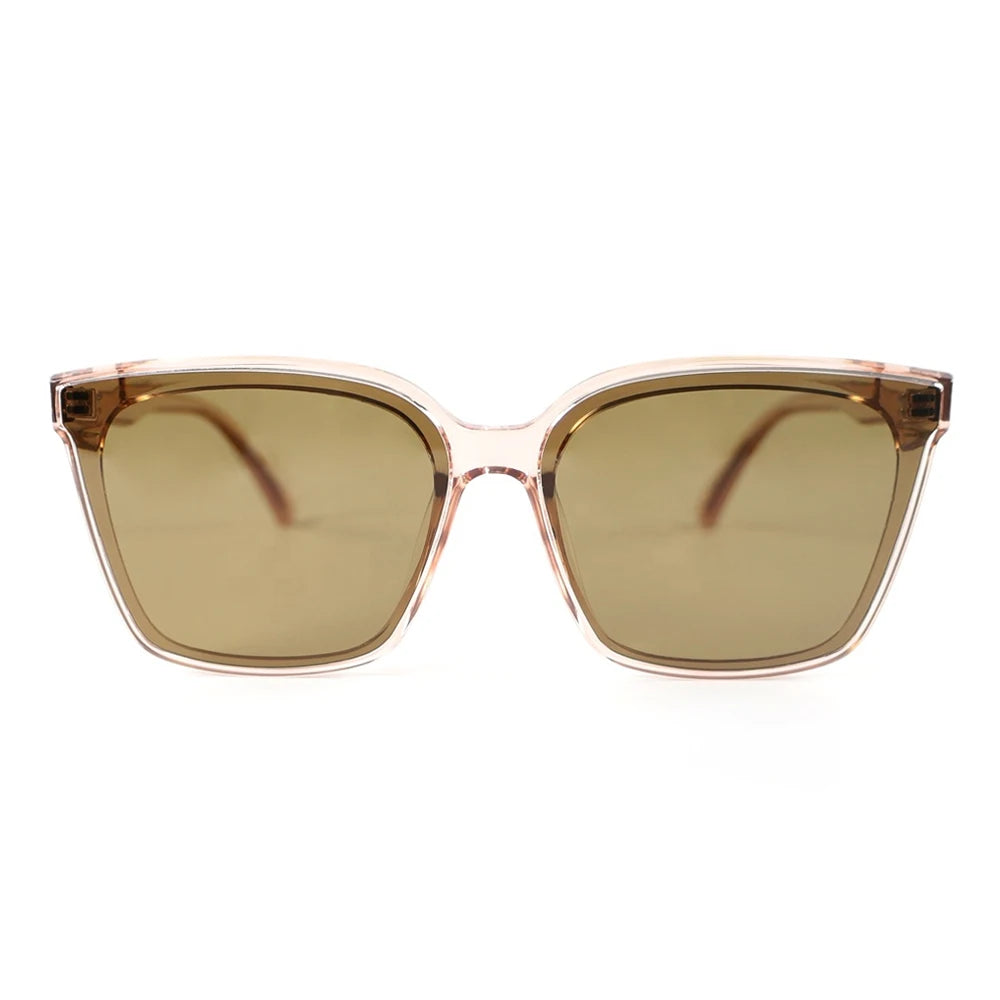 UV400 Polarized Oversized Square Women Sunglasses 2022 New Trendy Late Fashional Sunglasses Eye Protection Decoration TR90 CR-39