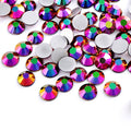 SS12 SS16 Wholesale Colorful Purple AB Crystal Strass Non Hotfix Glass Stones Flatback Crystal Rhinestones