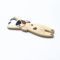Customized Logo Round Refrigerator Magnet  Bottle Opener Keychain With Logo Custom Metal Sublimation Keyring